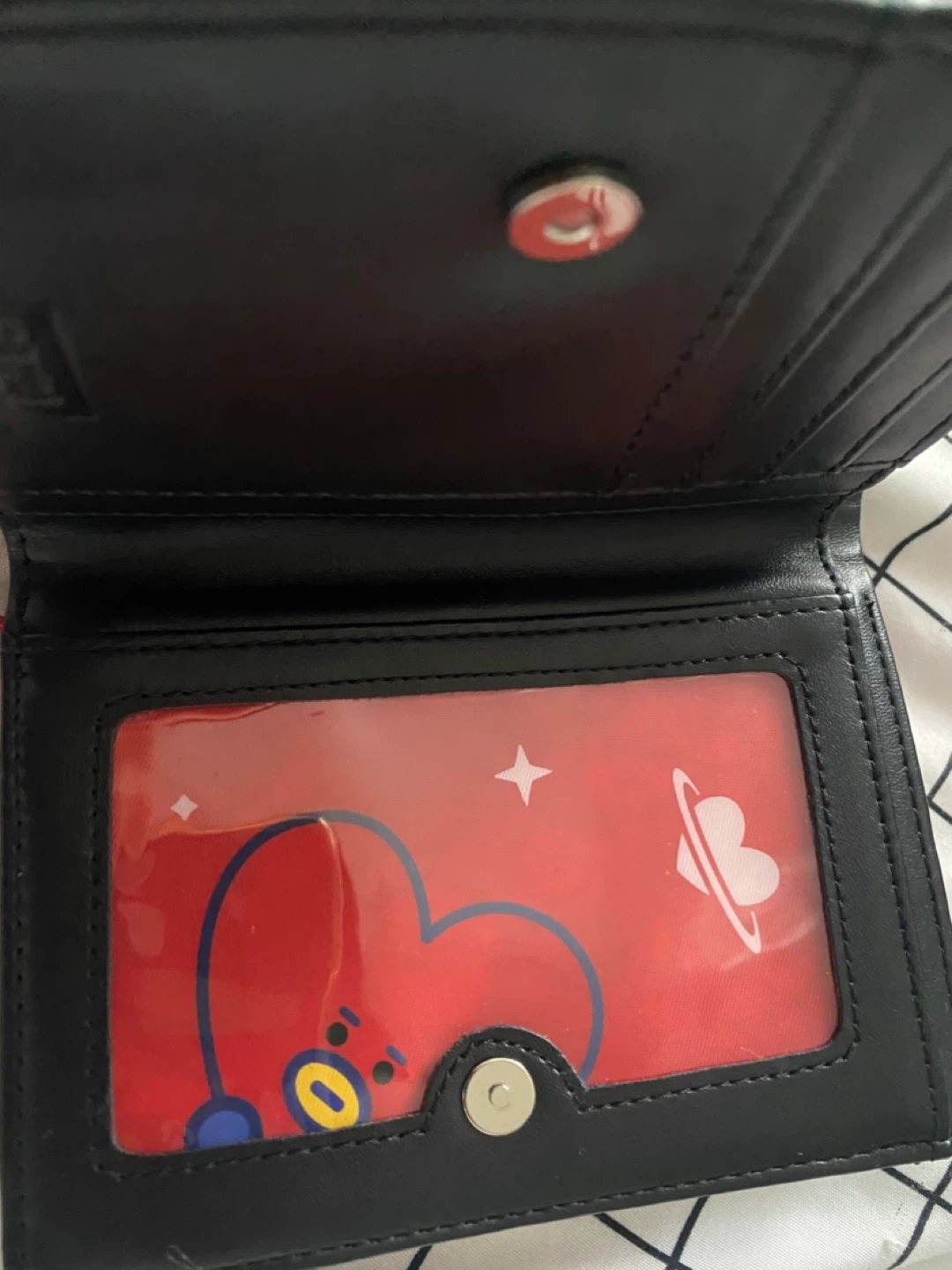 BT21 TATA Black Wallet - photo 4