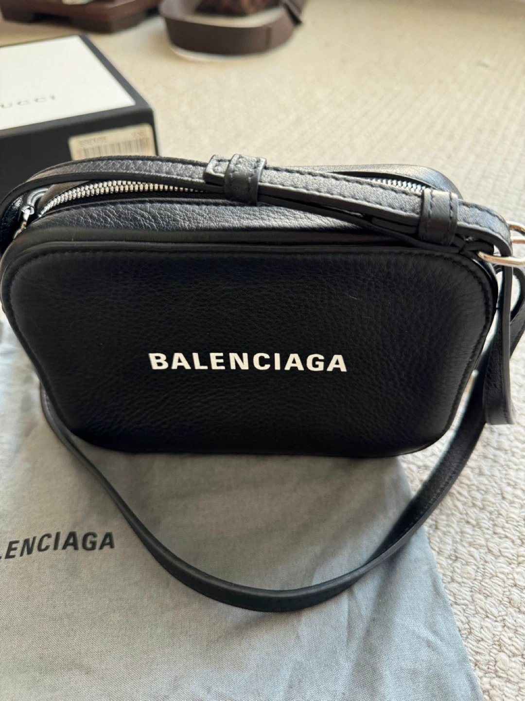 Balenciaga Black Leather “Camera Bag” - photo 5