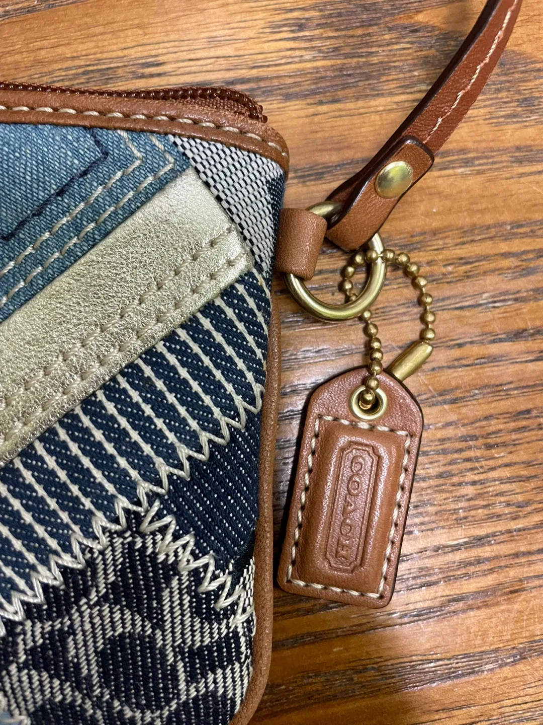 Coach Denim Collection Wristlet image indicator(2)