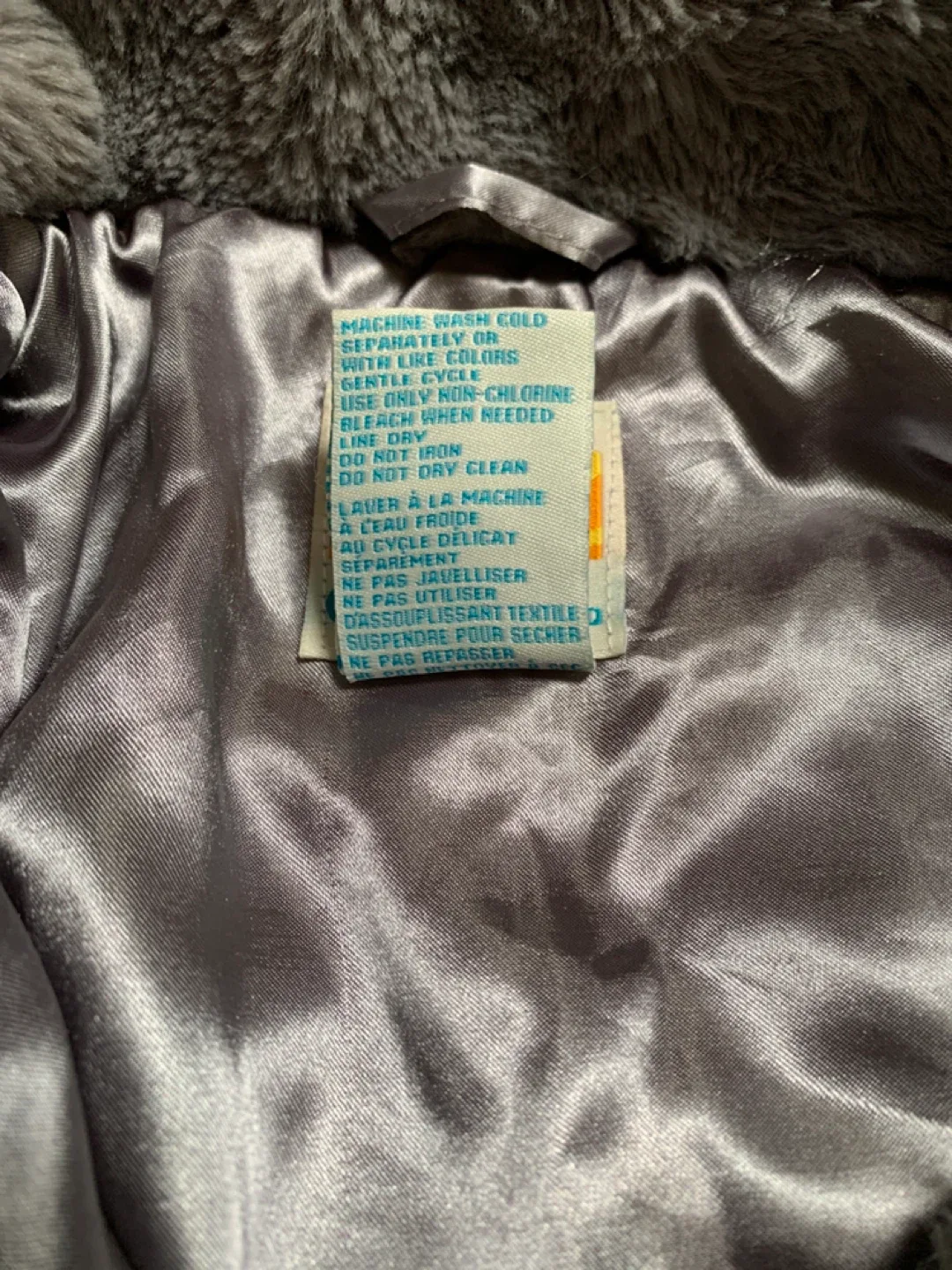 C&C California Faux Fur Jacket - Pink, Grey, White image indicator(4)