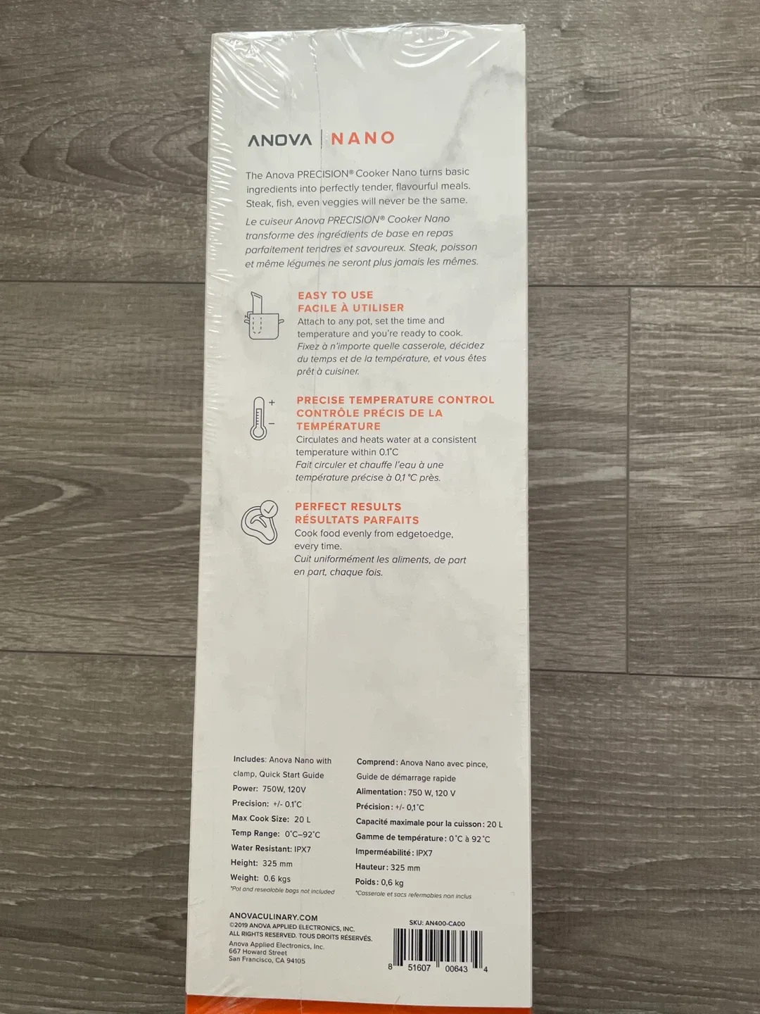 Anova Nano Precision Cooker - New in Box image indicator(3)