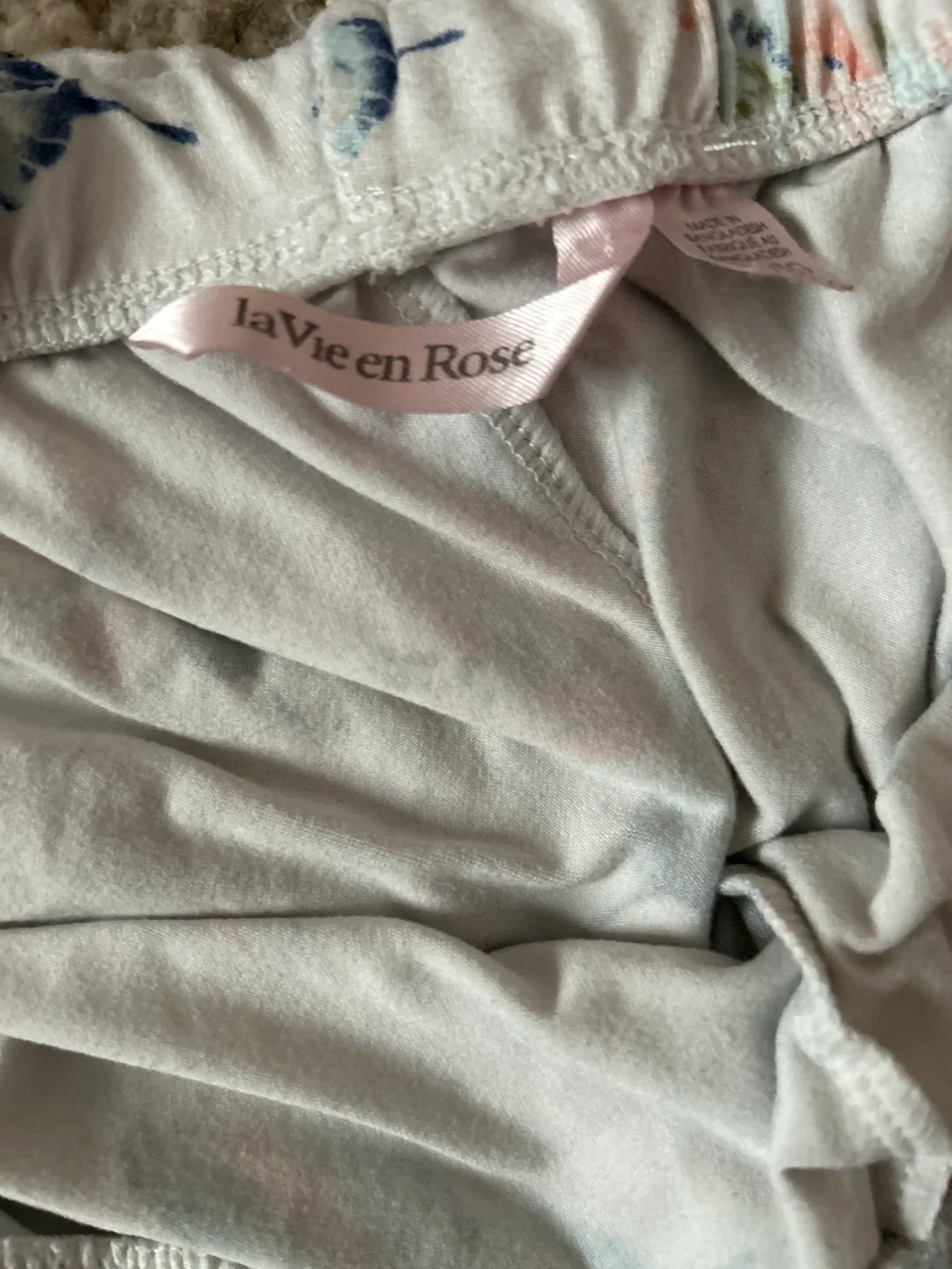 La Vie en Rose XL Butterfly Pajama Shorts image indicator(3)