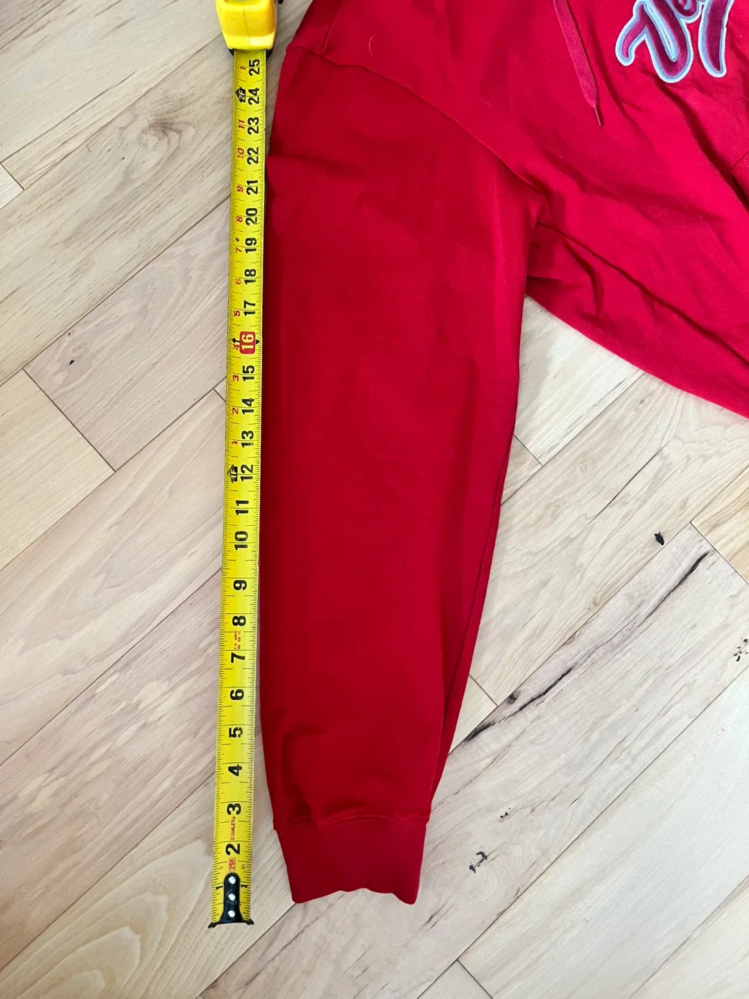 Red Vetements baseball zip up hoodie image indicator(7)