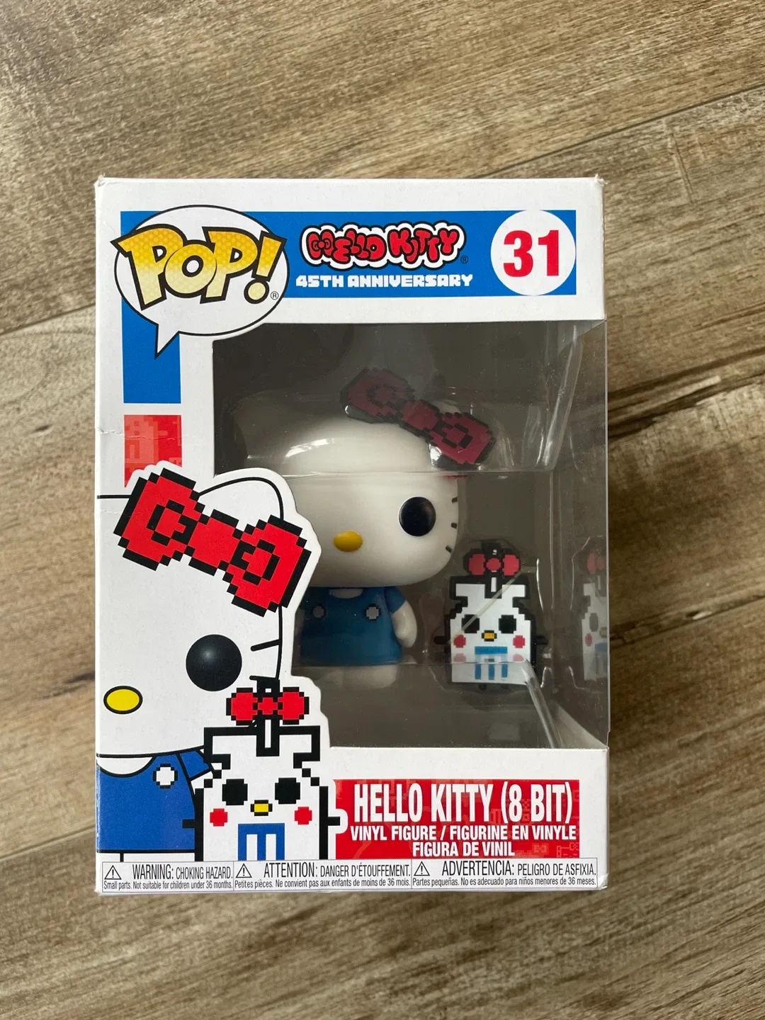 BRAND NEW 🥕 Funko Pop Hello Kitty 45th Anniversary (8 bit) image indicator(2)