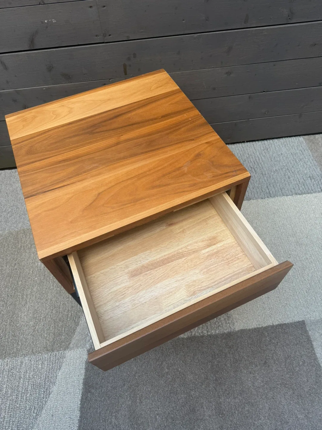 2 X Wood Nightstands w Drawer image indicator(3)