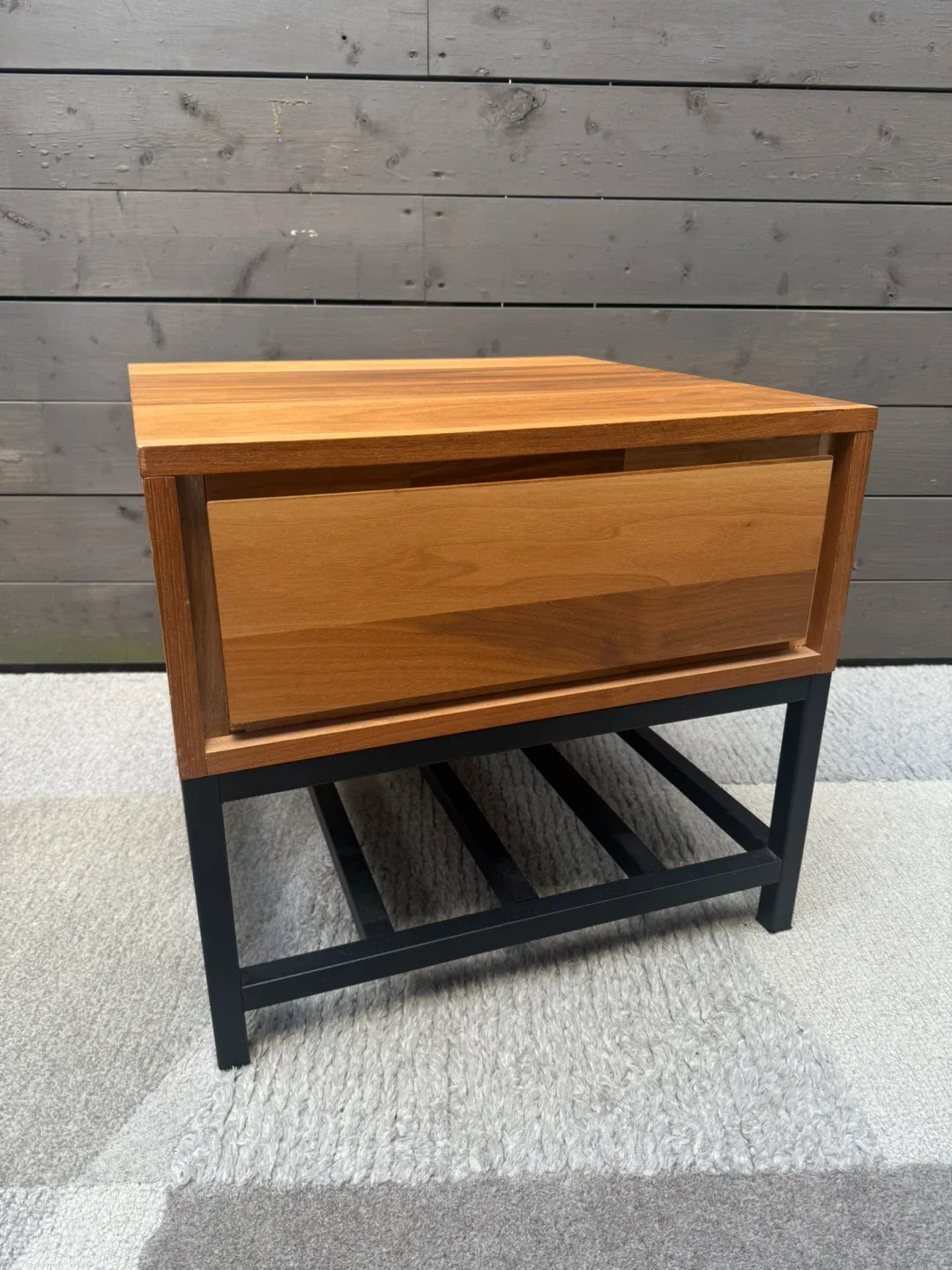 2 X Wood Nightstands w Drawer image indicator(2)