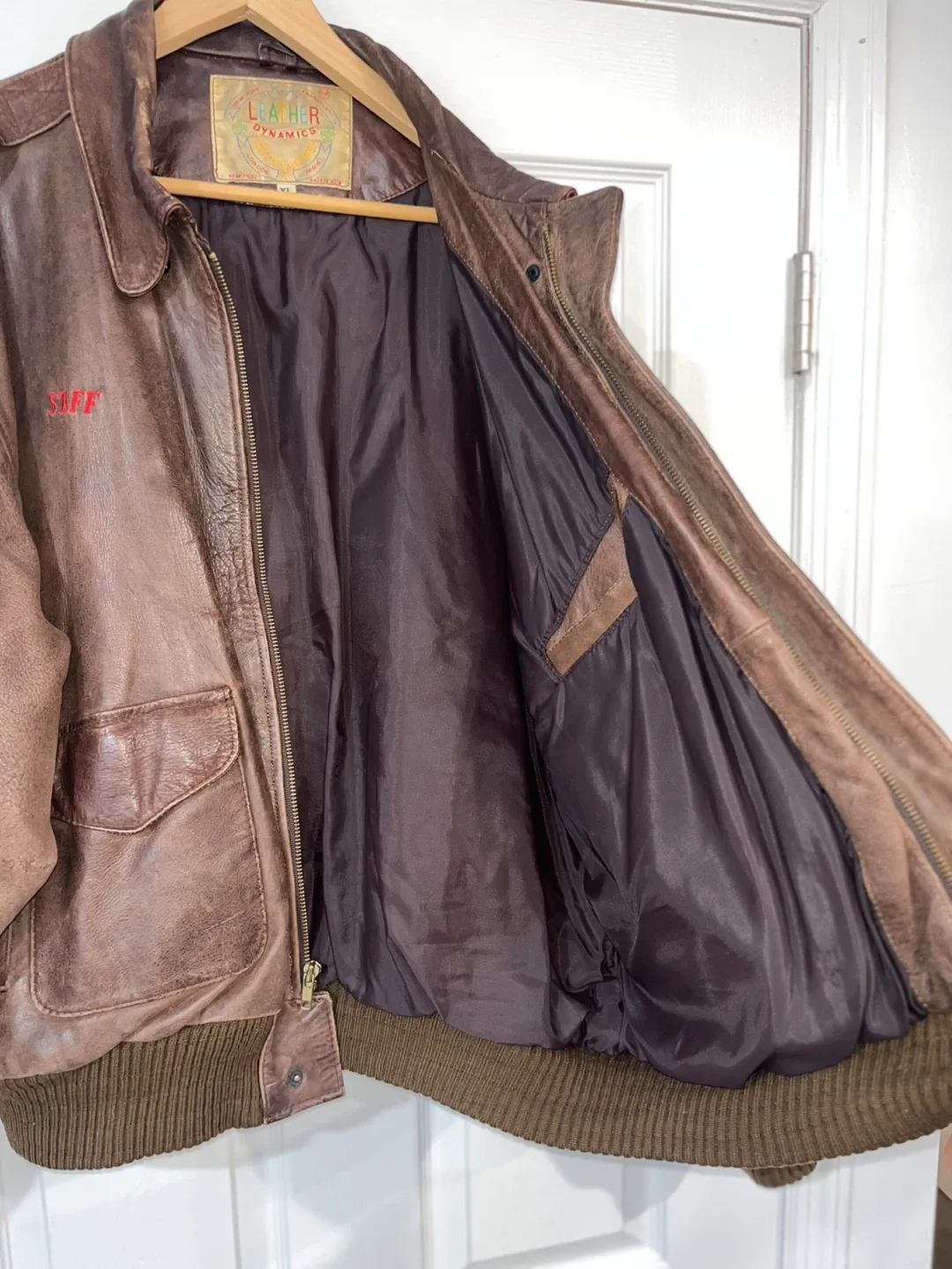 Leather Dynamics XL Brown Leather Jacket image indicator(5)