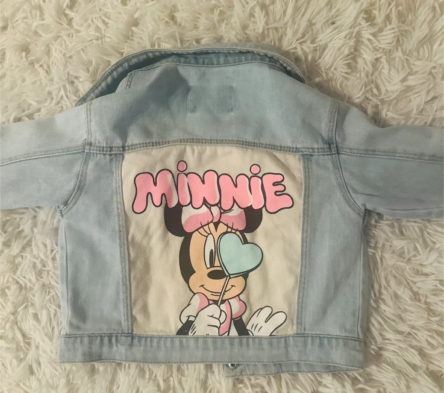 Zara Kids Disney Denim Jacket Size 2-3T thumbnail