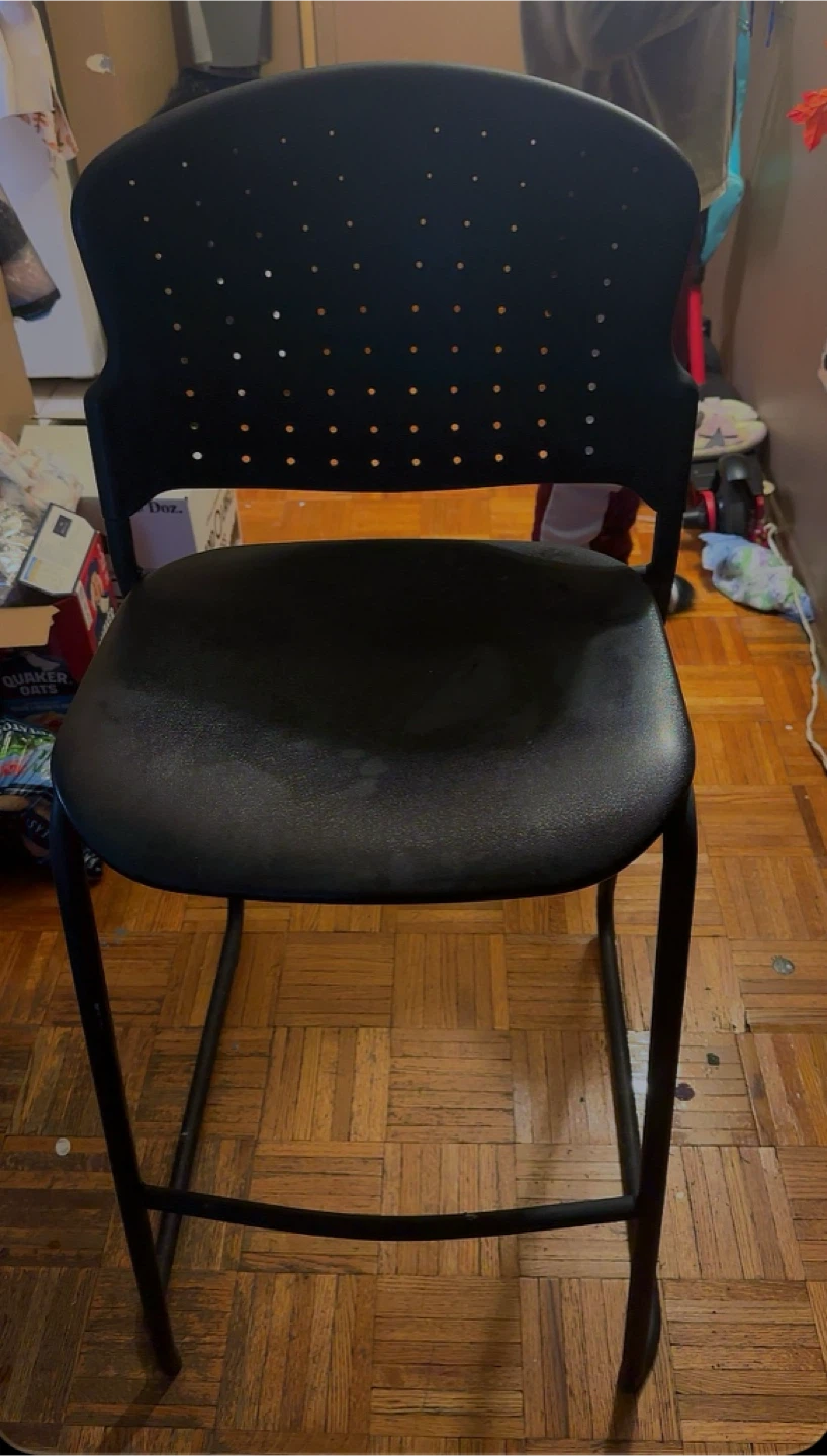 Black Bar Height Stool - photo 4