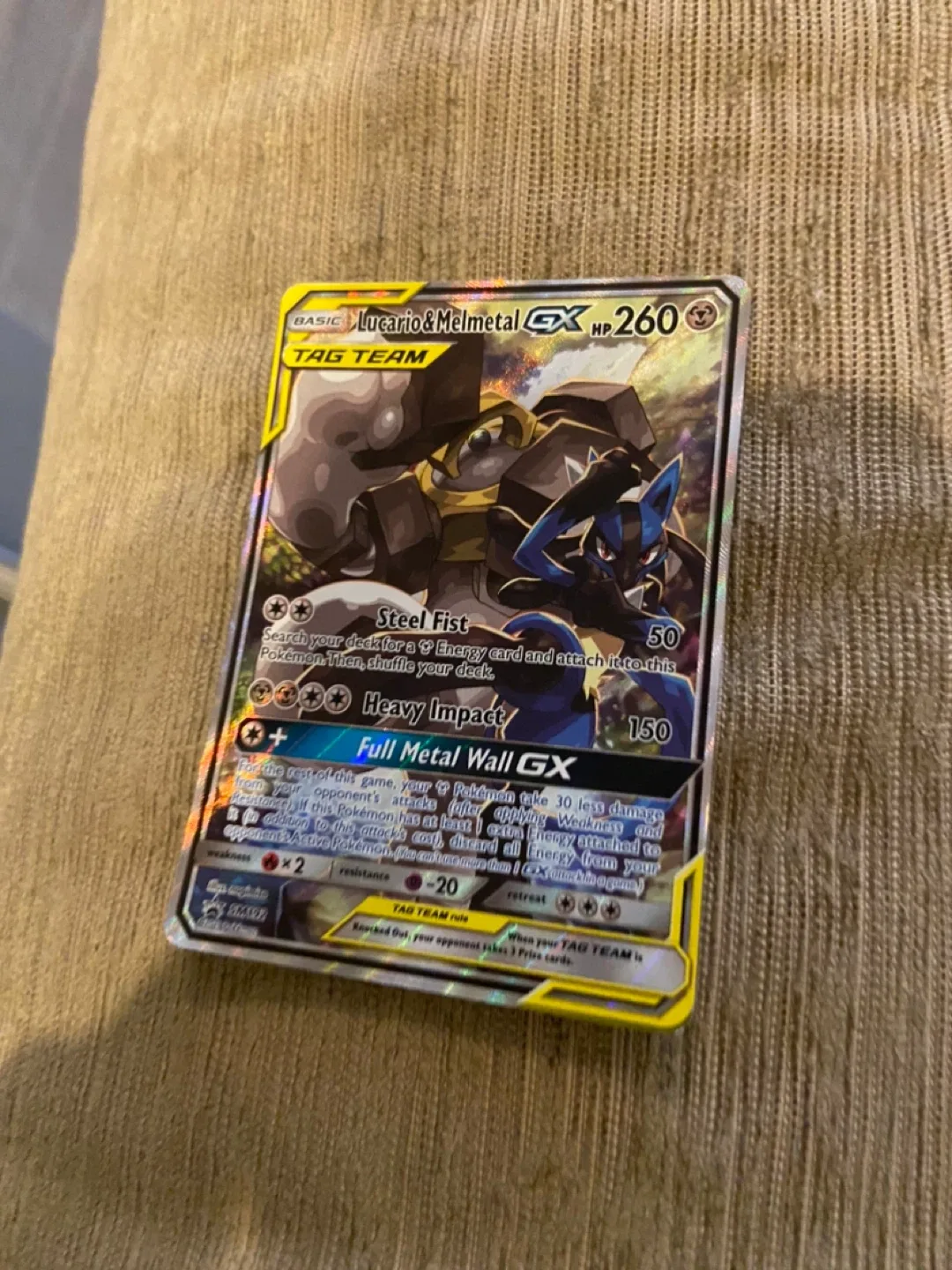 Lucario & Melmetal GX Pokemon Card image indicator(2)