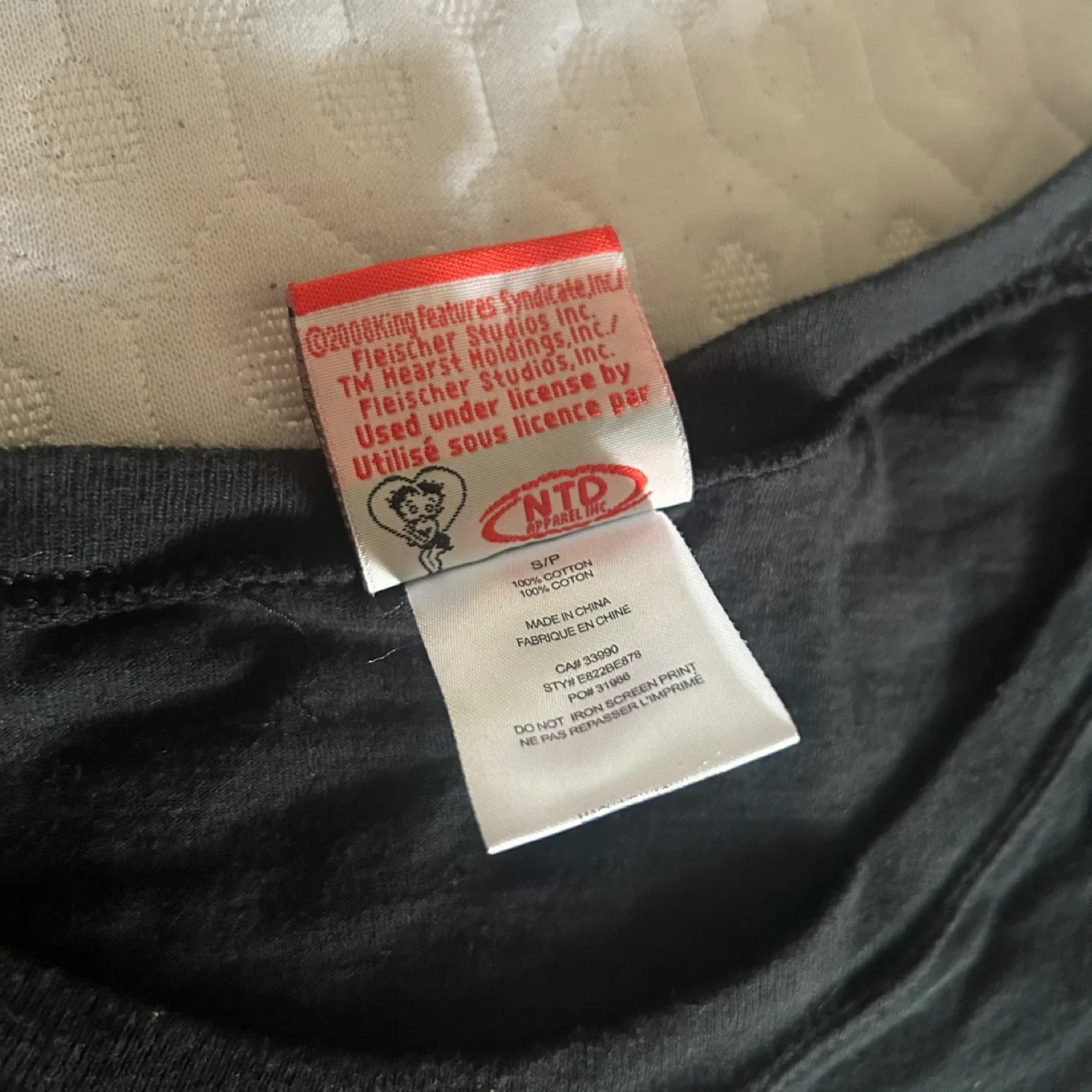 Betty Boop top -S (Dixie&Bloor) image indicator(3)