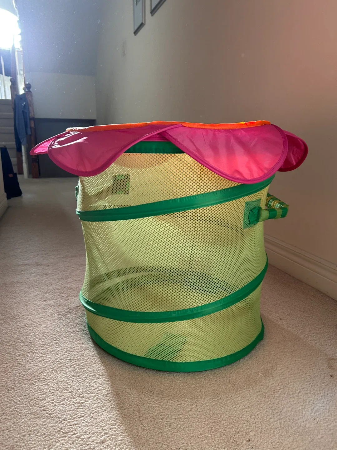 Flower Laundry Basket