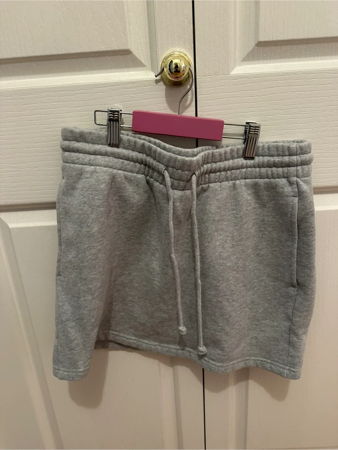 TNA Cozy Fleece Grey Sweat Skirt thumbnail