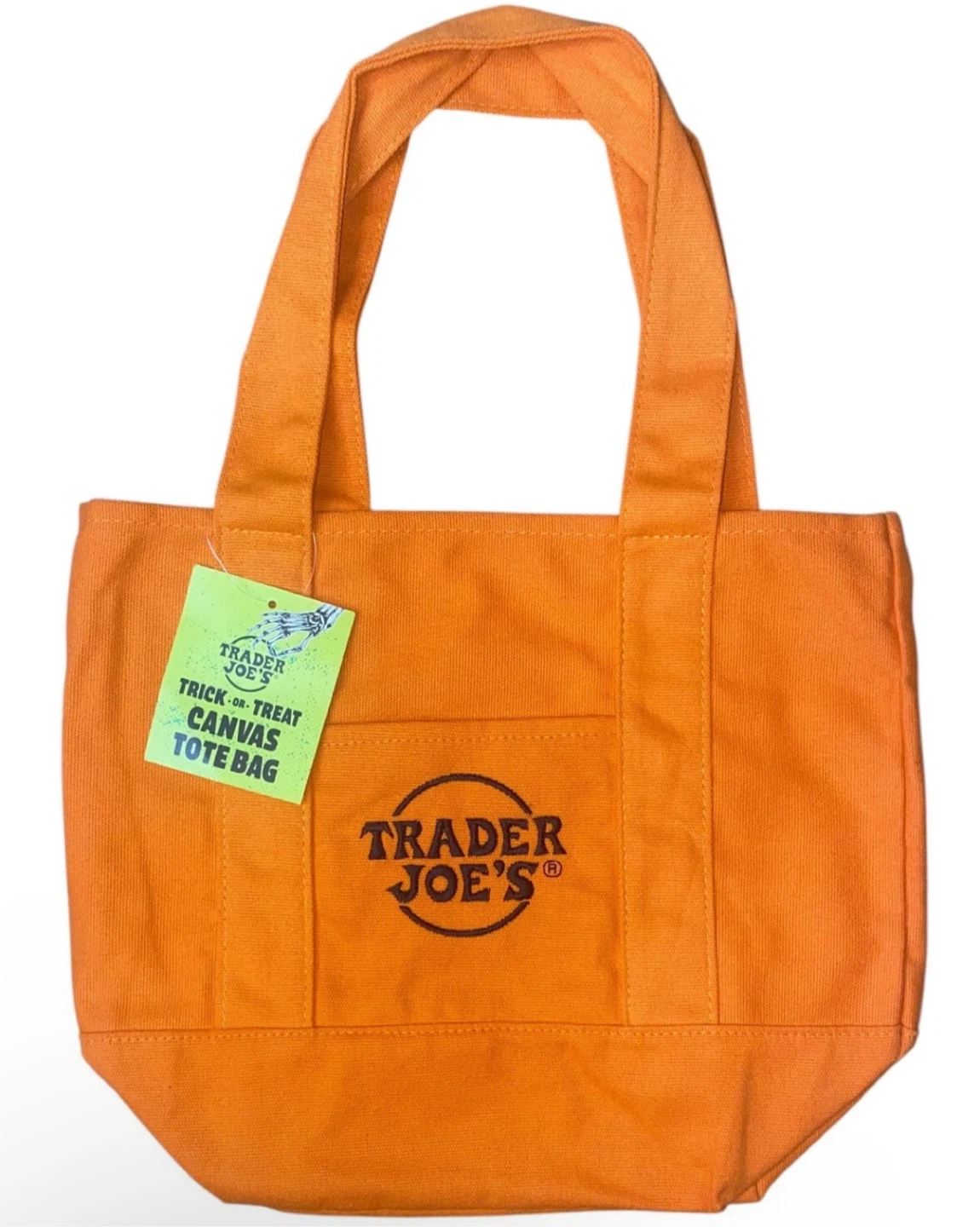 Trader Joe's   Halloween Canvas Tote Bag  - New! 4-pieces - photo 4