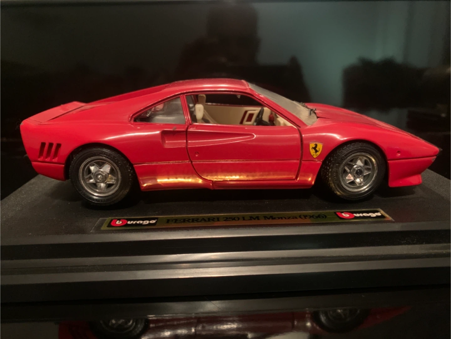 Burago Ferrari 250 LM Monza (1966) Diecast Model