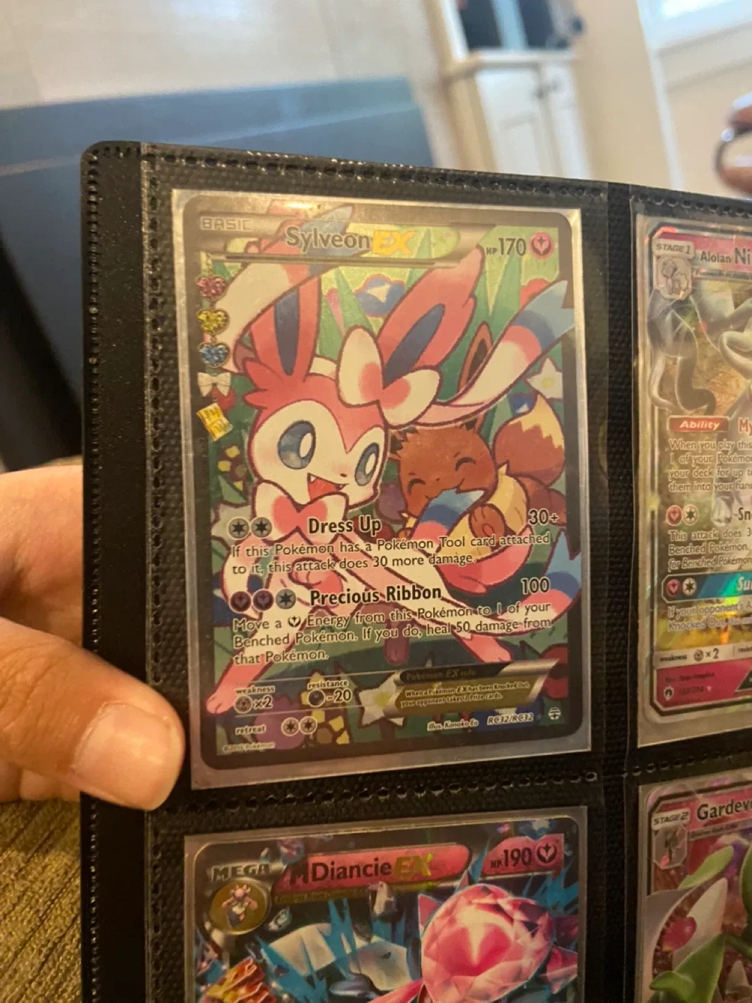 Pokemon EX/GX Cards - Sylveon, Diancie, Gardevoir, Ninetales image indicator(3)