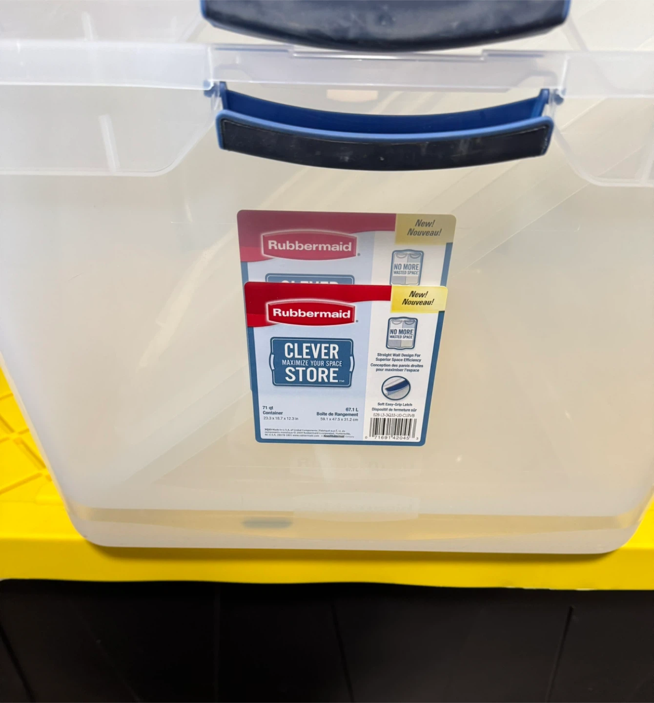 Rubbermaid Clever Store Totes *$10 Each* - photo 2