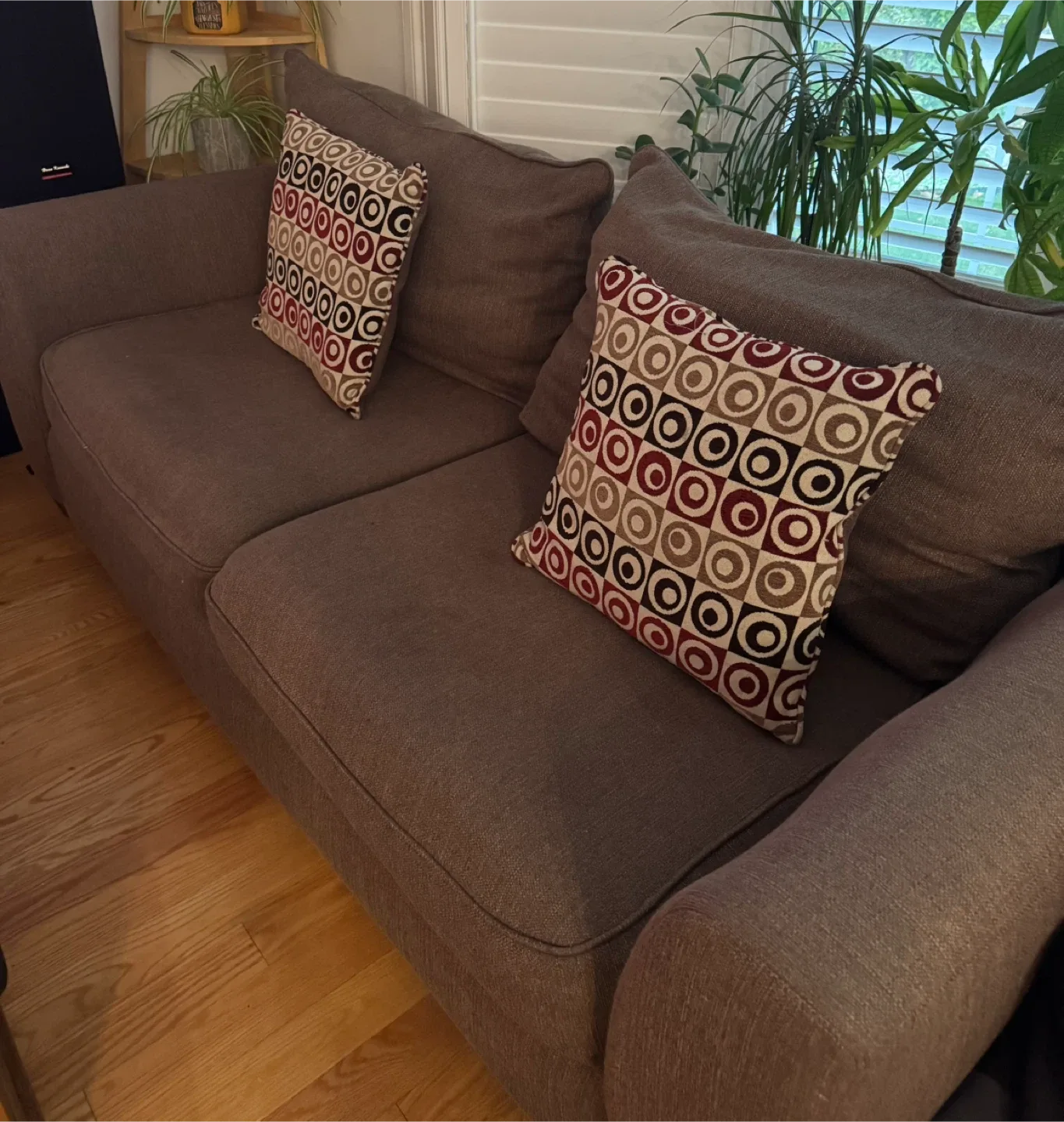 Brown Loveseat Sofa image indicator(2)