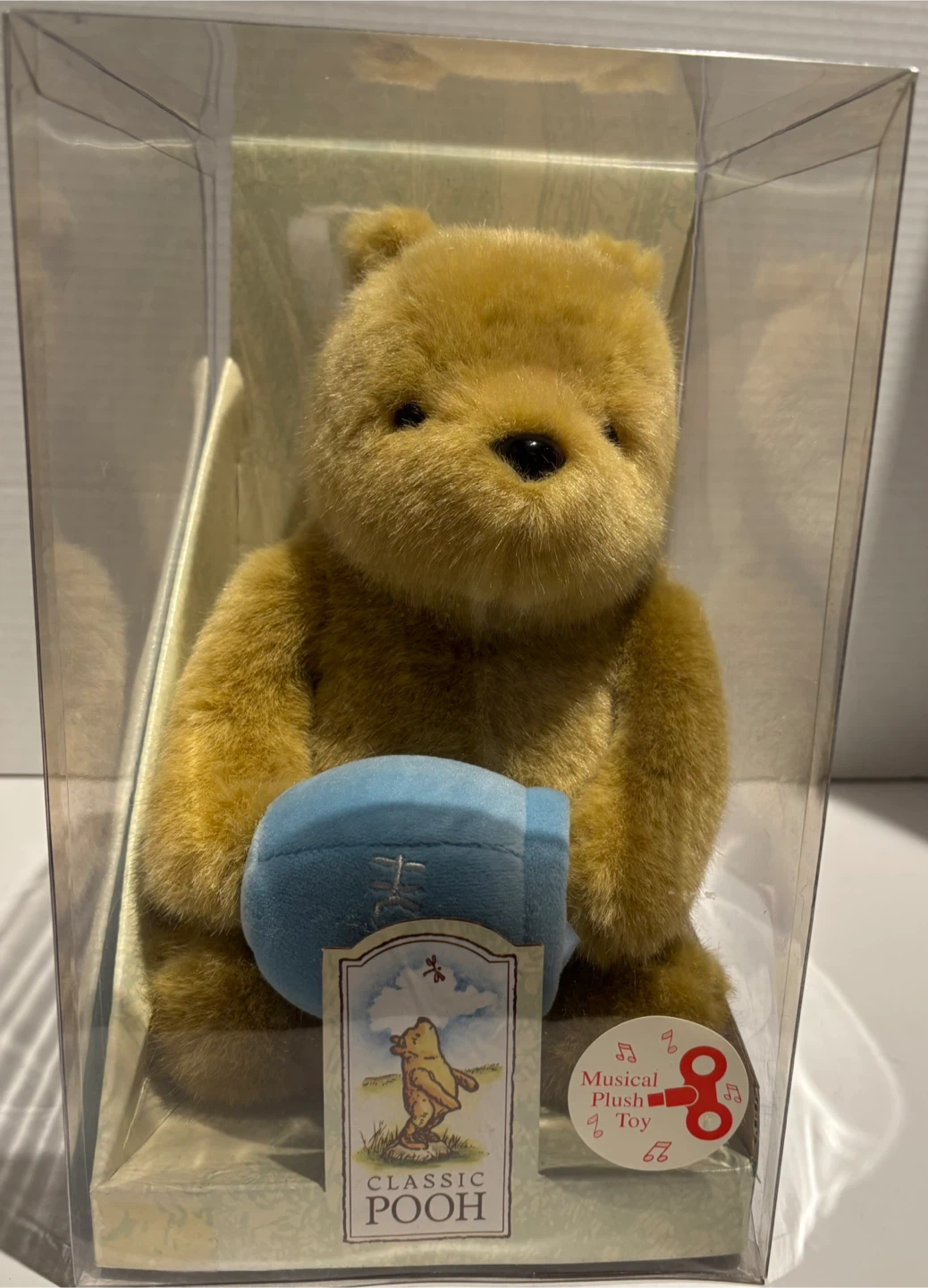 Vintage Classic Pooh Musical Plush Toy (New)
