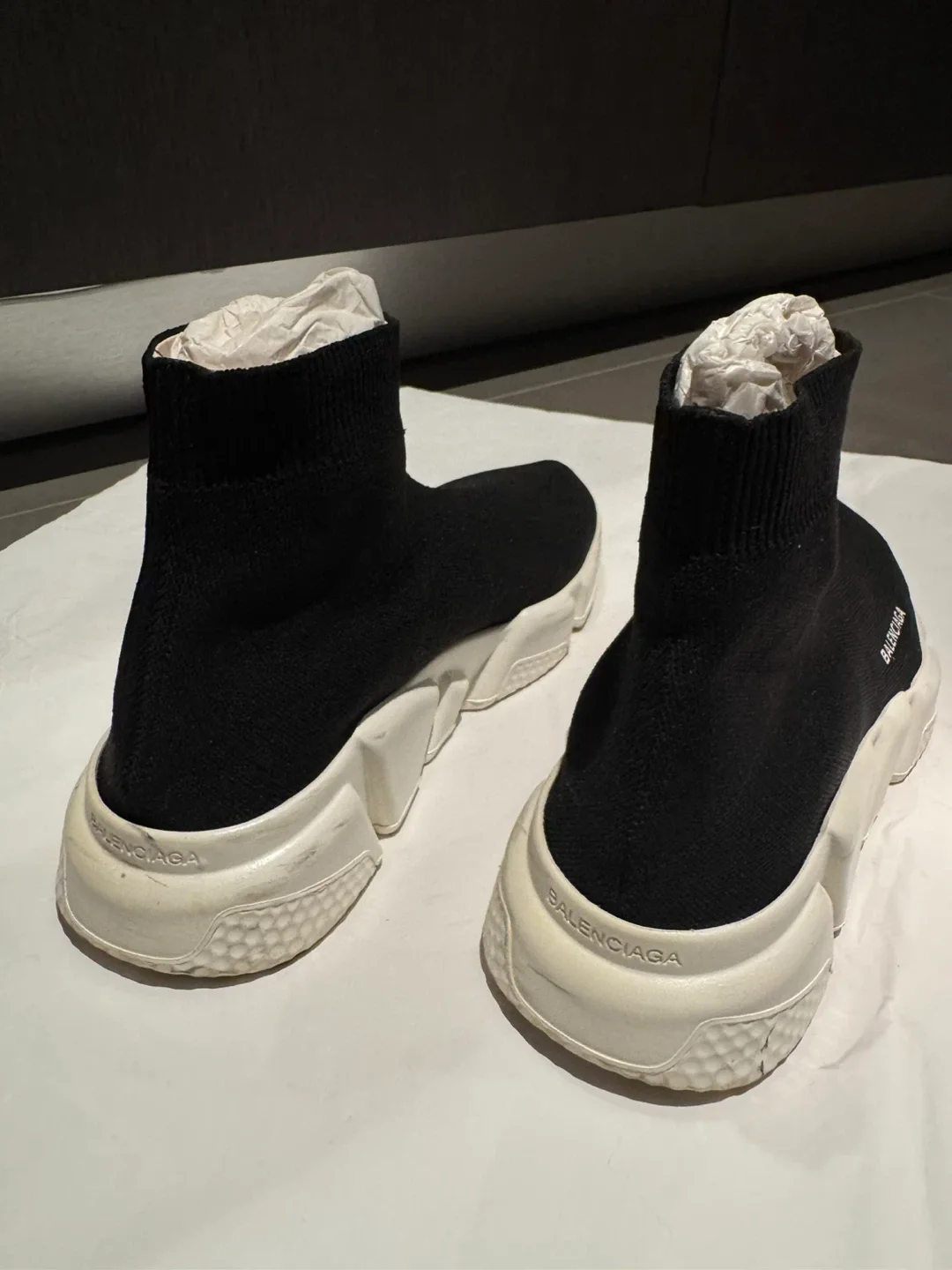 Balenciaga Speed 2.0 Black Knit Sneakers image indicator(5)
