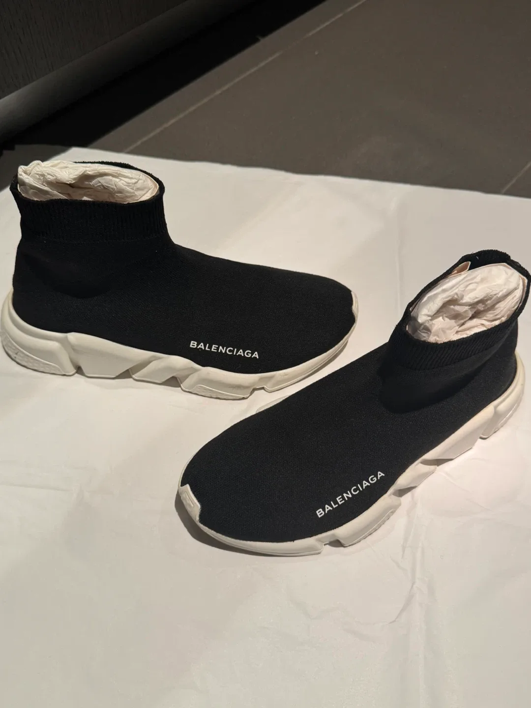 Balenciaga Speed 2.0 Black Knit Sneakers image indicator(2)