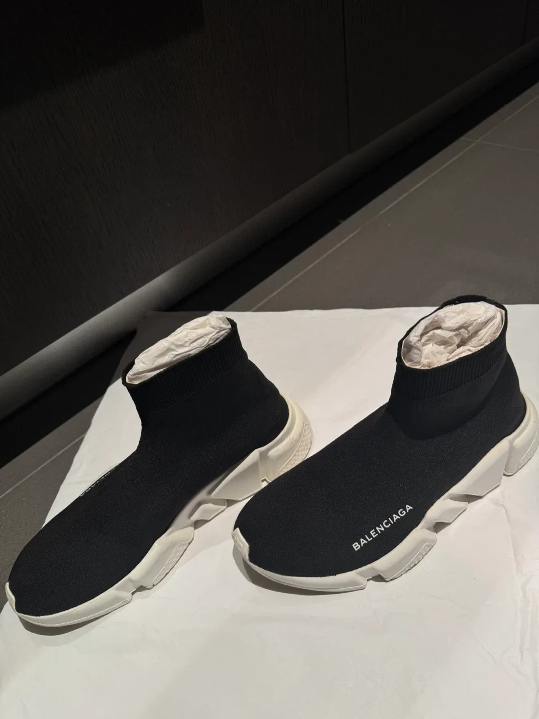 Balenciaga Speed 2.0 Black Knit Sneakers image indicator(4)