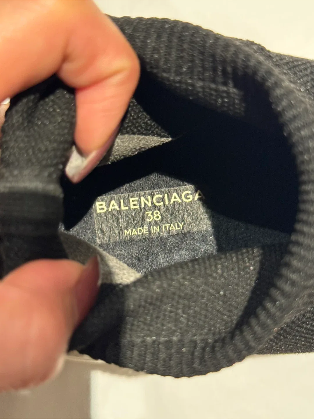 Balenciaga Speed 2.0 Black Knit Sneakers image indicator(7)