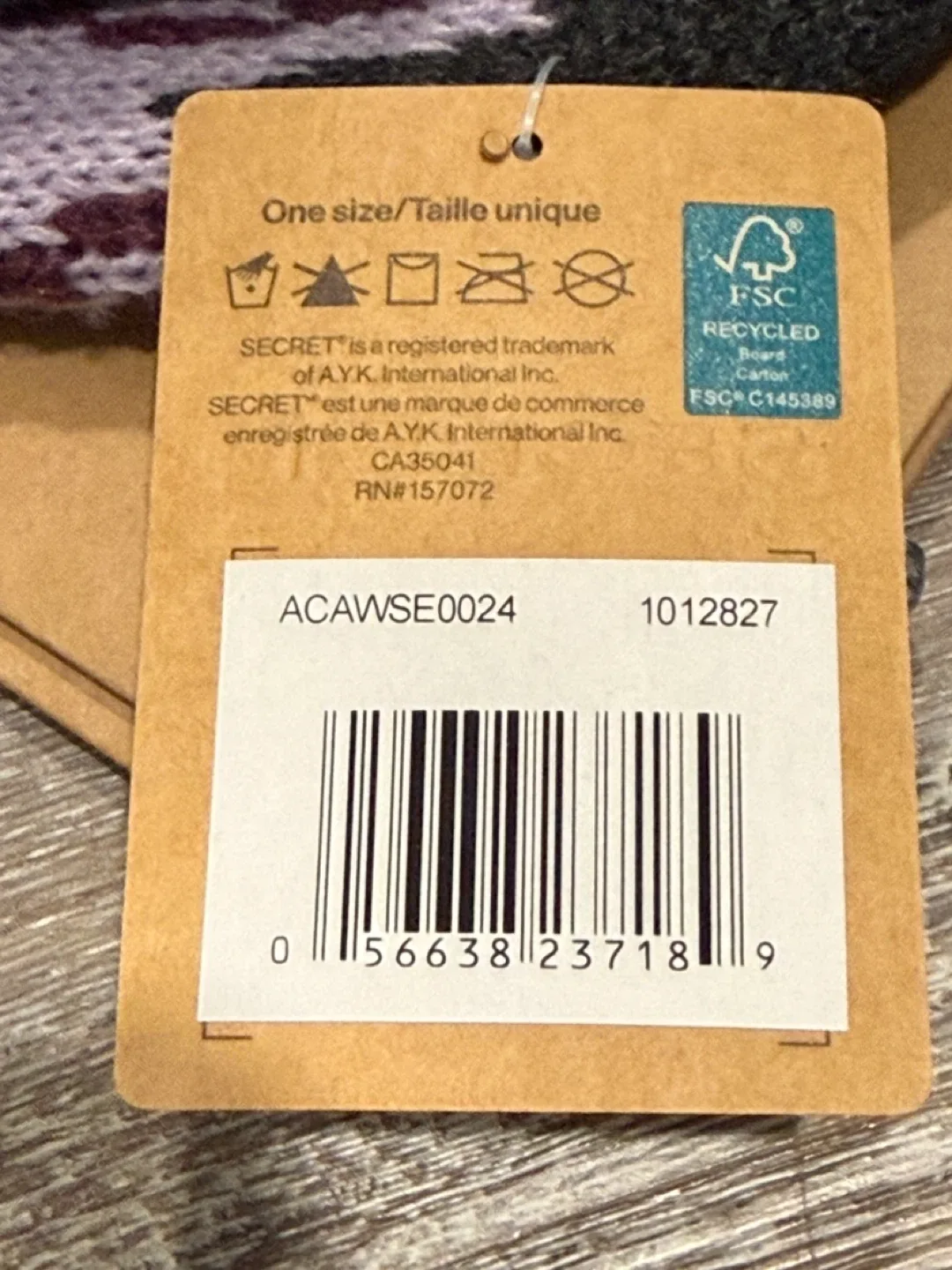 Ladies Secret Hat, Gloves & Scarf Set - One Size image indicator(4)