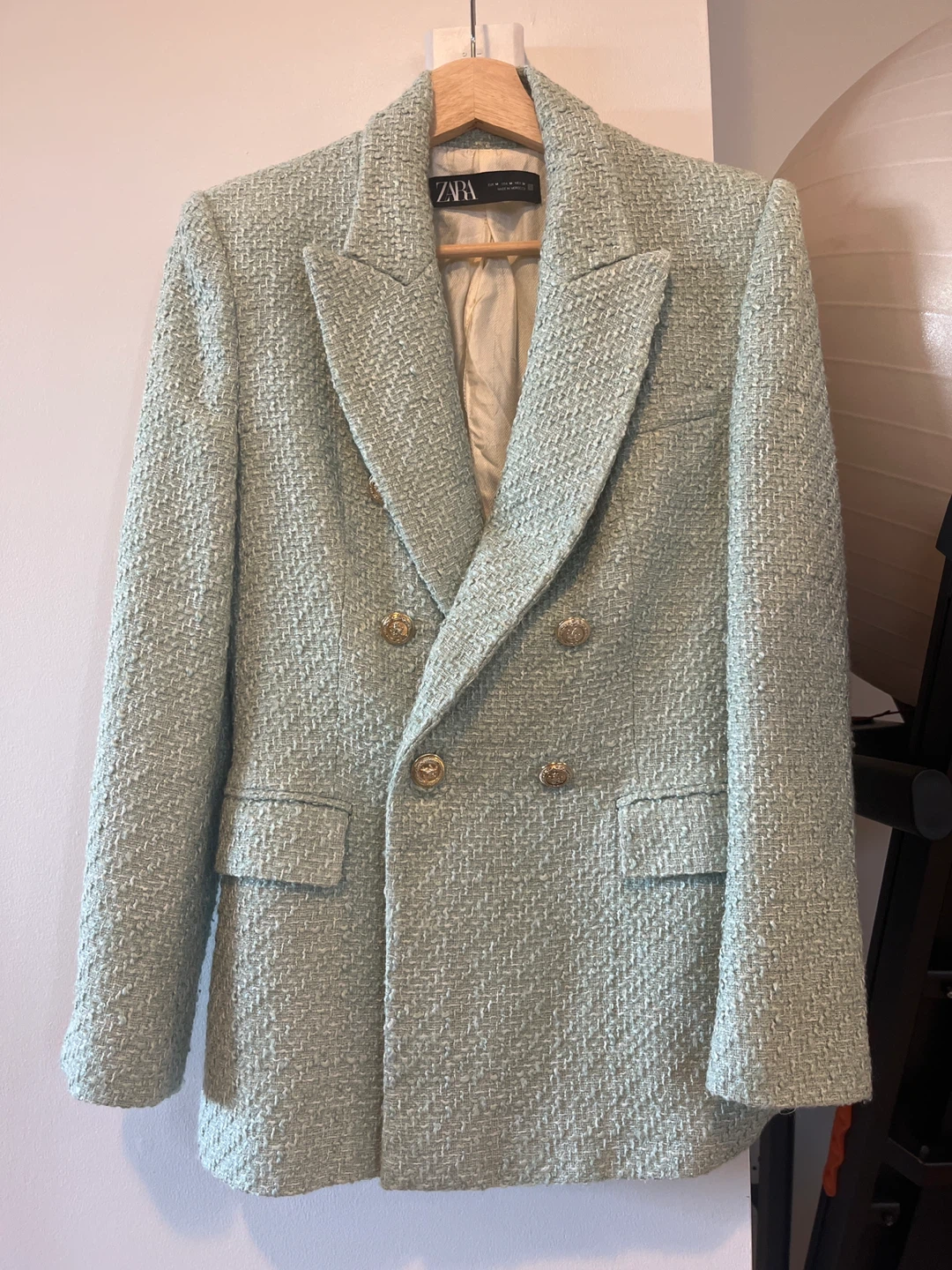 Zara Tweed Blazer - Size M - photo 3