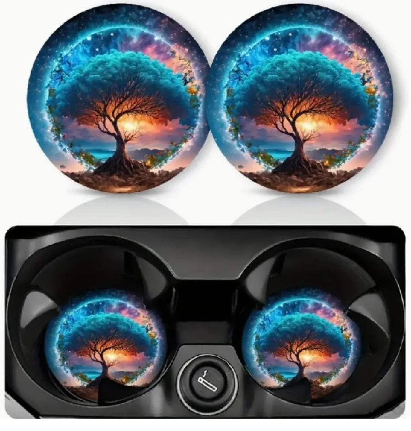 Set of 2 Car Coasters thumbnail
