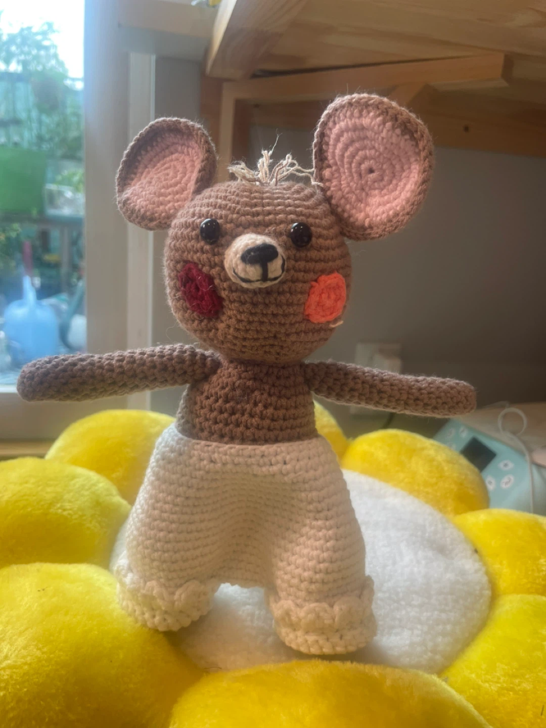 Handmade Crochet Mouse Doll