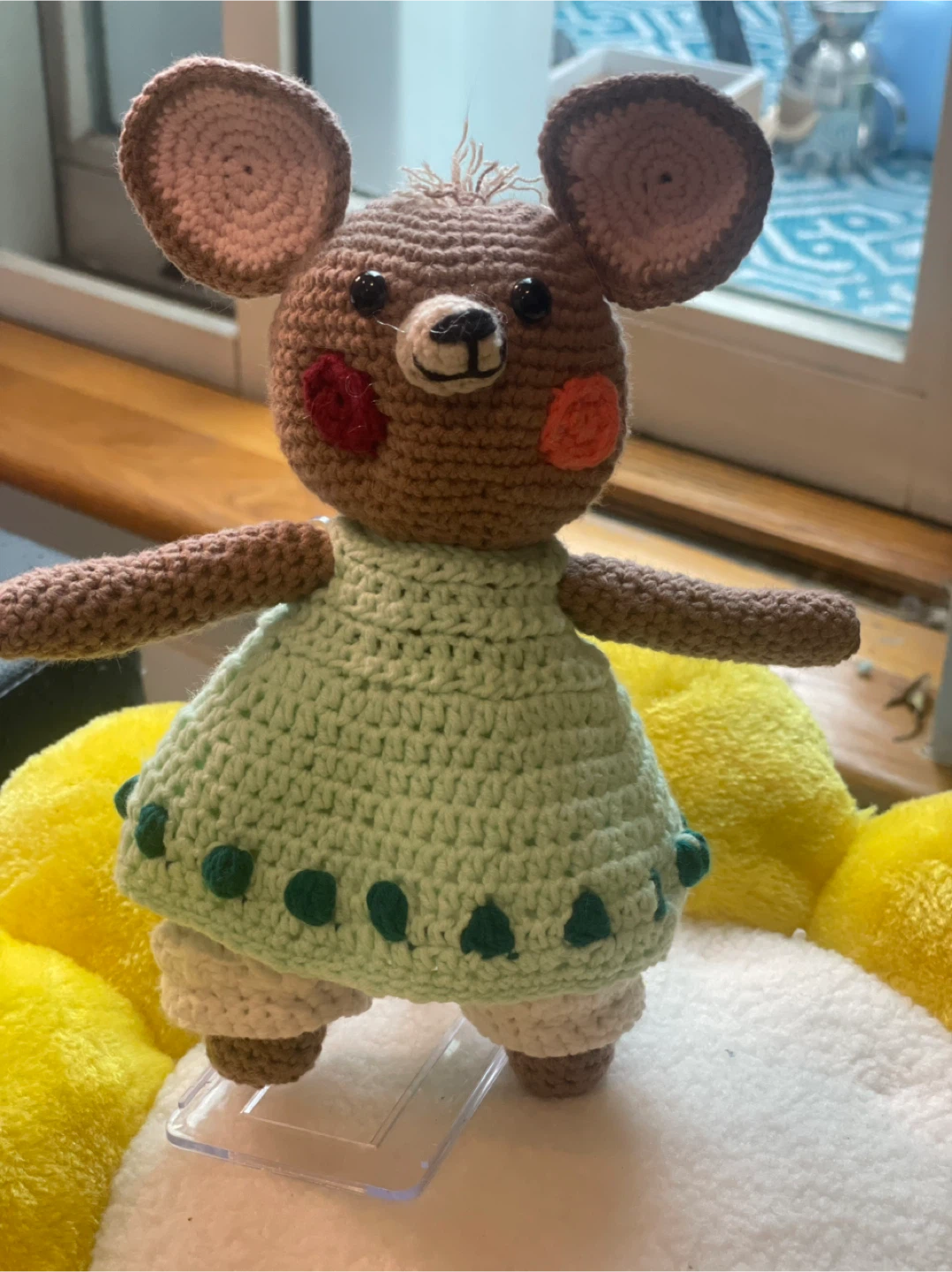 Handmade Crochet Mouse Doll - photo 2