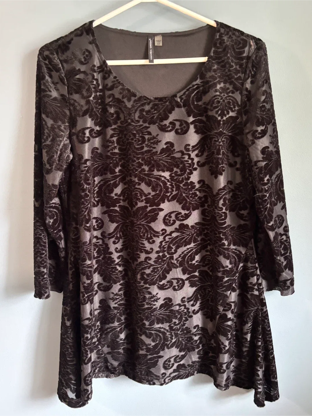 Amanda Green Velvet Dress - Size S/P image indicator(2)