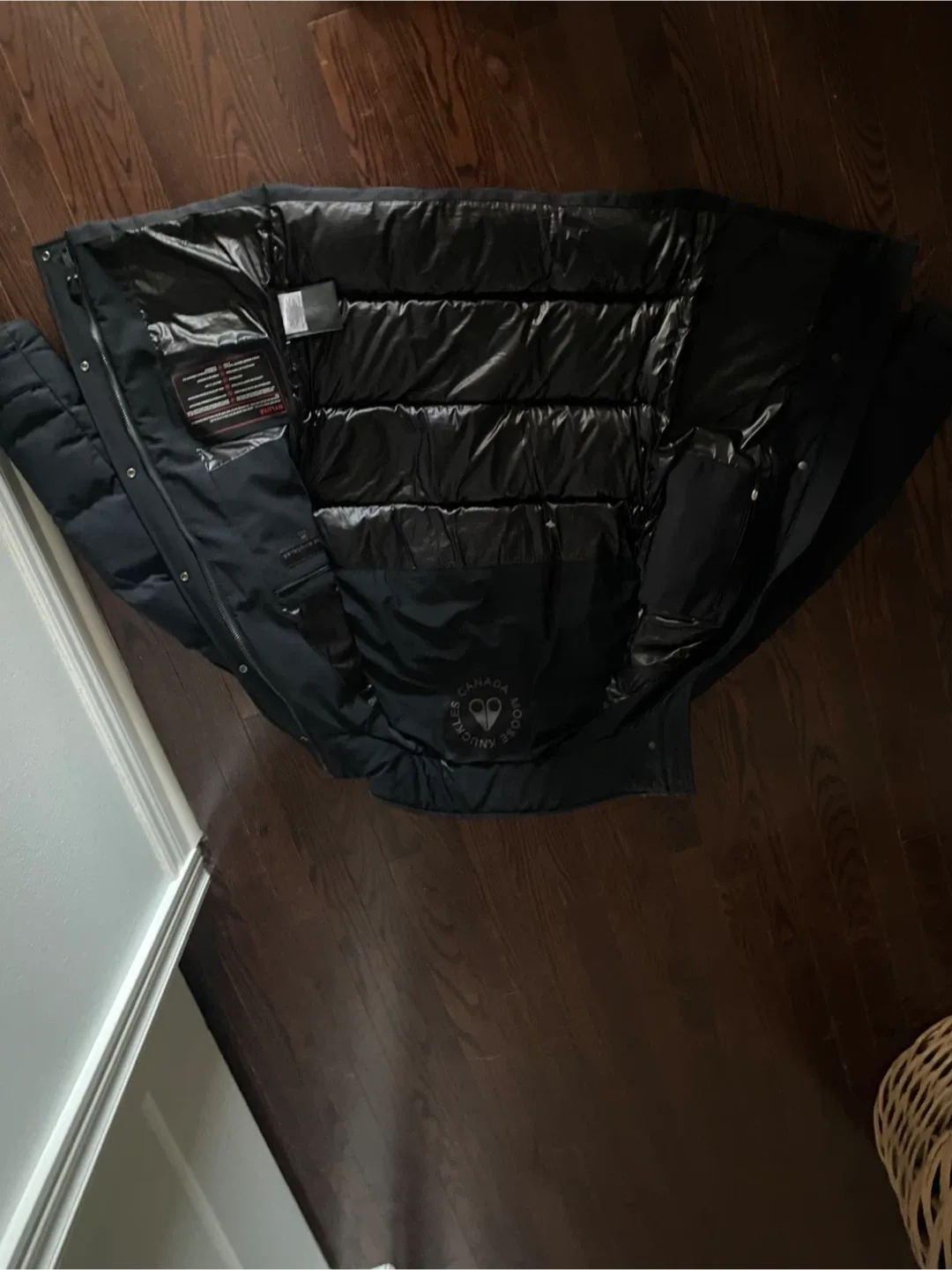 Moose Knuckles Black Down Puffer Jacket image indicator(2)