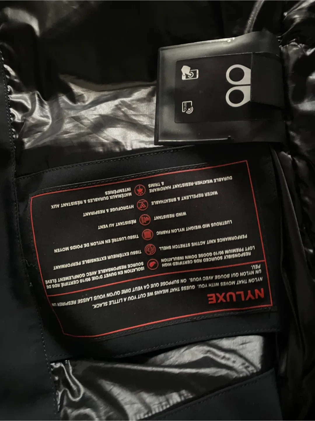 Moose Knuckles Black Down Puffer Jacket image indicator(3)