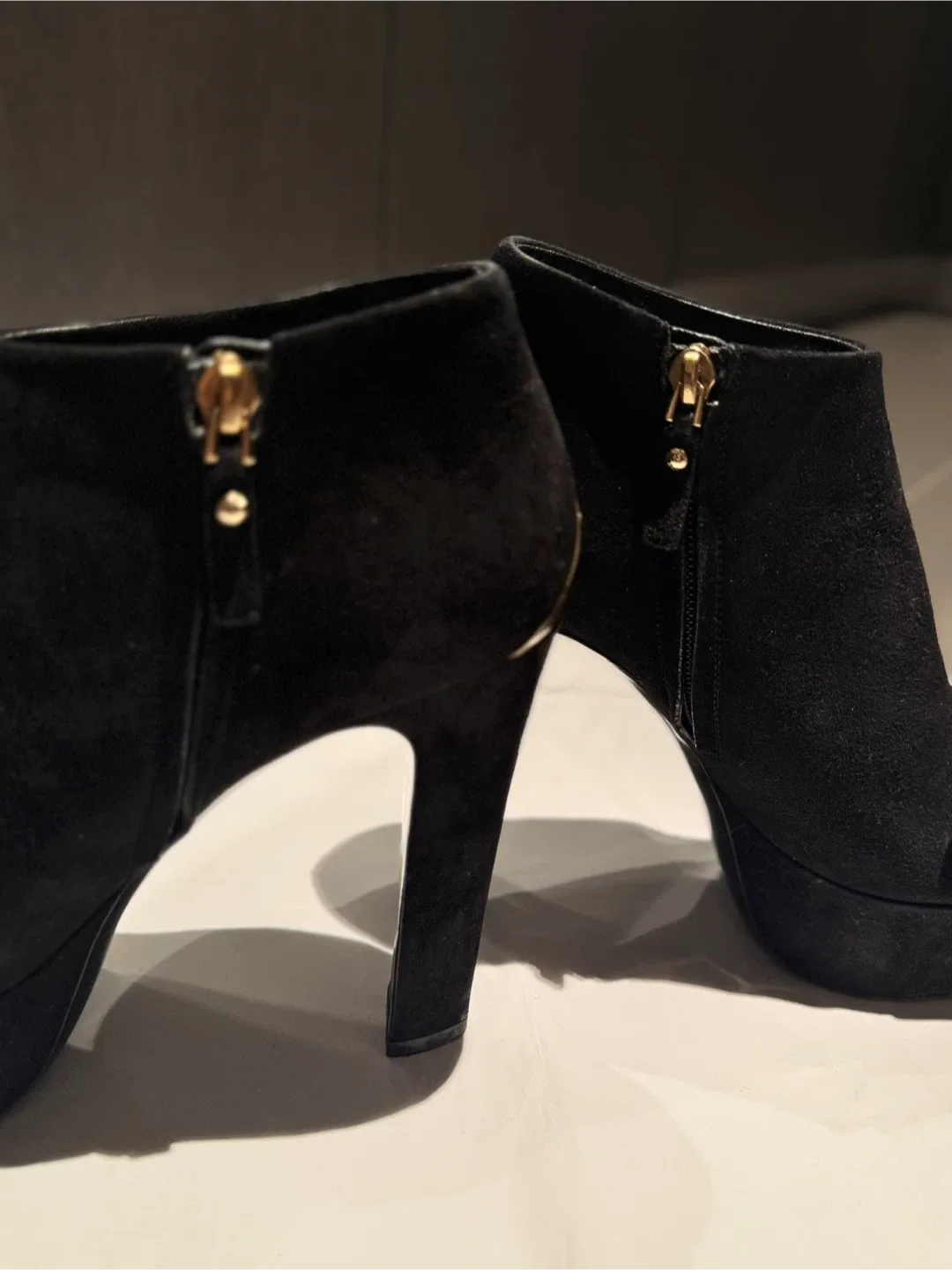 Louis Vuitton Black Suede Heels - Size 38 image indicator(8)