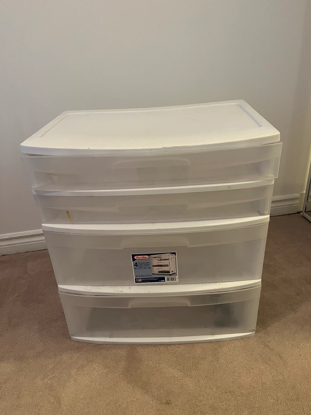Sterilite 4 Drawer Wide Tower for Free