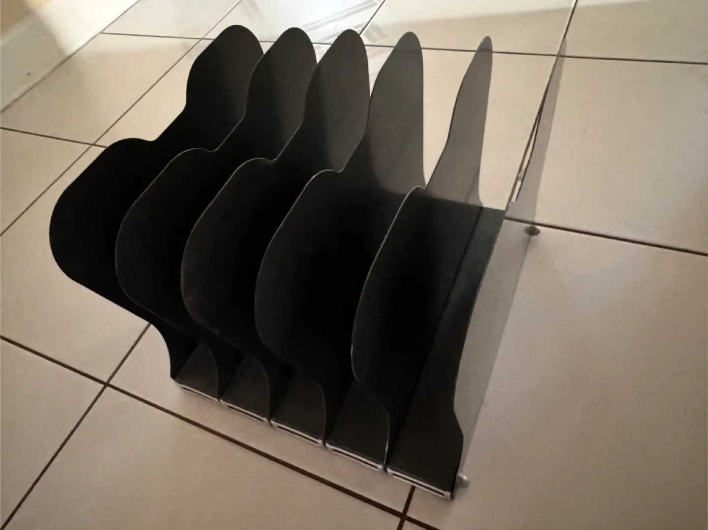 Black Metal Desk File Organizer thumbnail