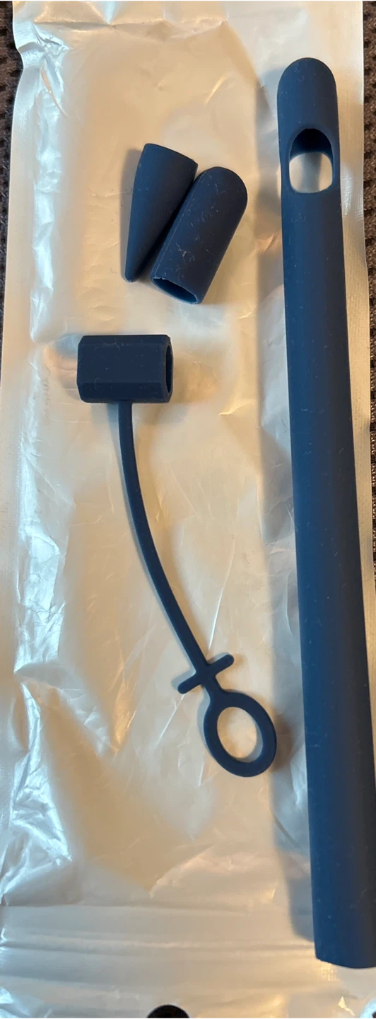 New Blue Apple Pencil Case