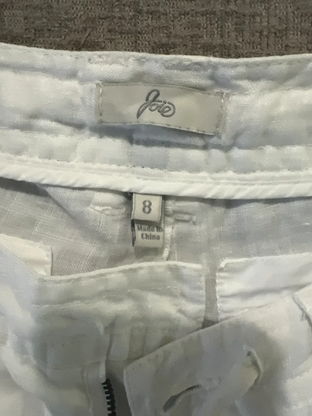 Joie White Shorts - Size 8 image indicator(2)