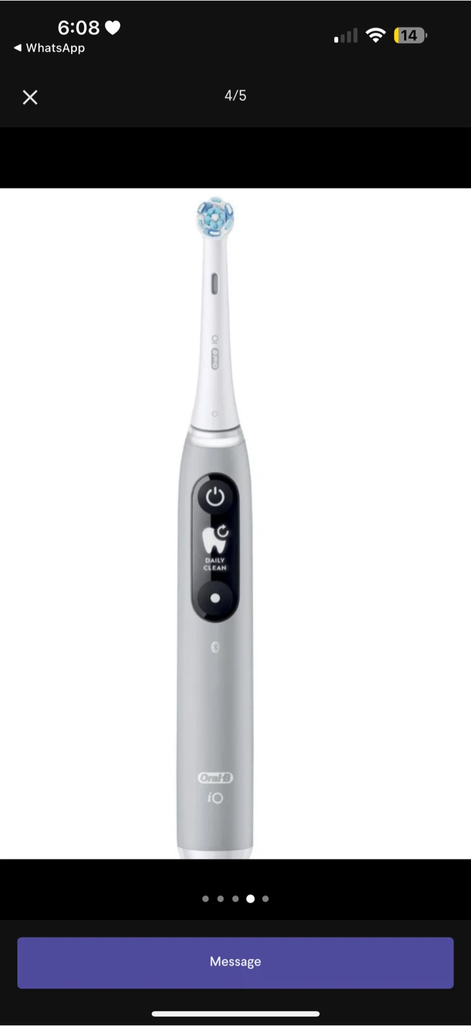Oral-B iO Series 6 Rechargeable Toothbrush - New! - photo 3