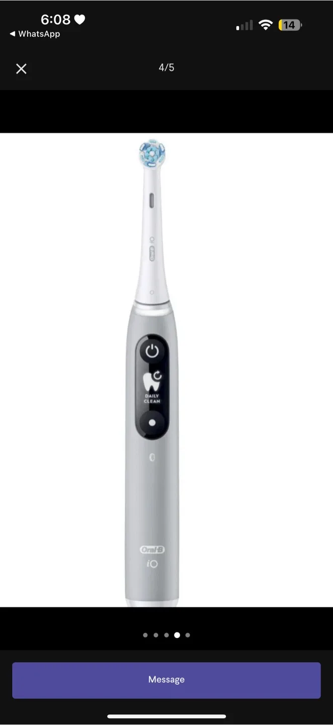 Oral-B iO Series 6 Rechargeable Toothbrush - New! image indicator(3)