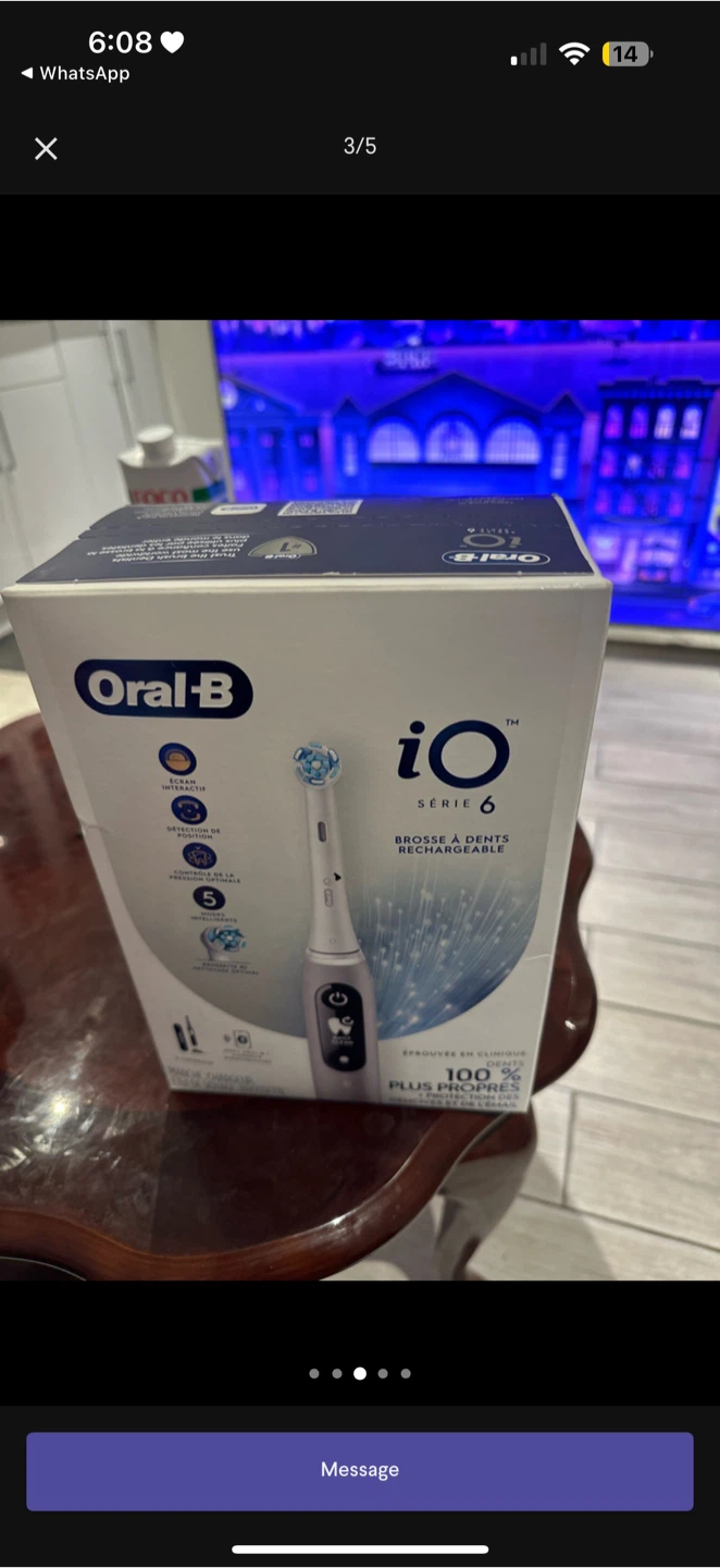 Oral-B iO Series 6 Rechargeable Toothbrush - New!