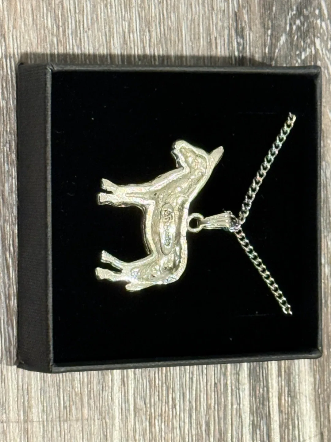 Pageant Pewter Donkey Pendant Necklace New thumbnail