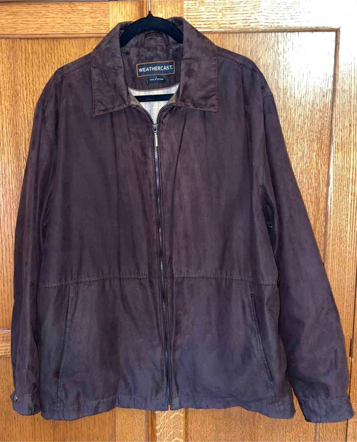 Brown Suede Men’s Jacket. Large