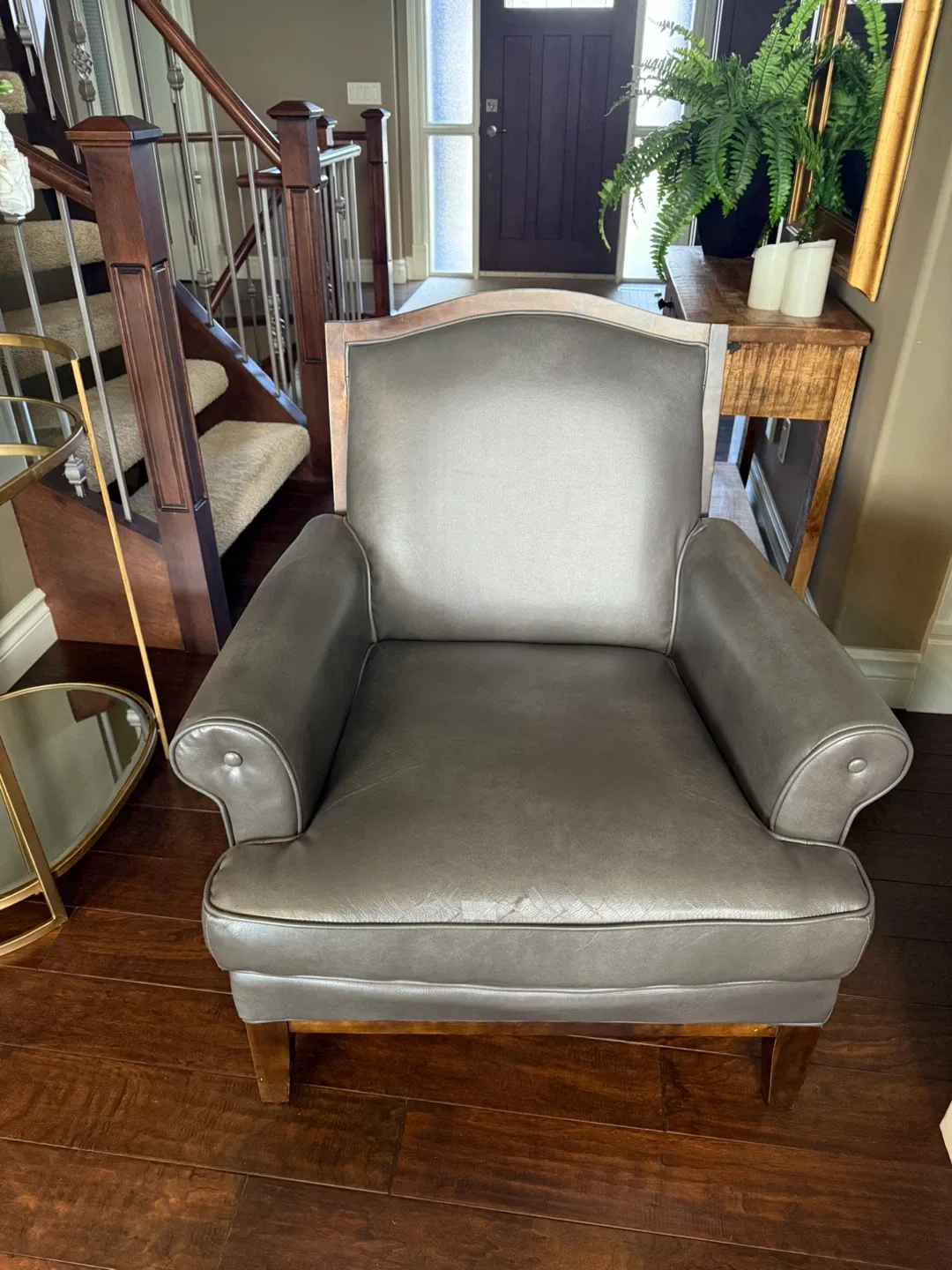 Grey Armchair - Some Wear thumbnail