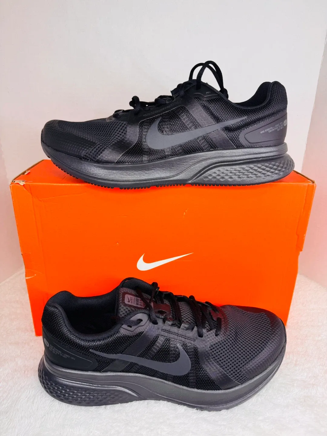 NEW Nike Pegasus Men Road Running Shoes Sz 14 Sustainable Black thumbnail