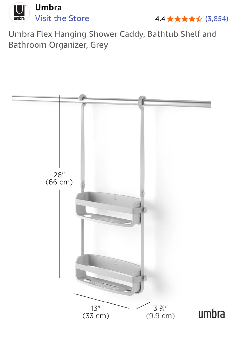 Umbra Over The Shower Door Caddy - photo 2