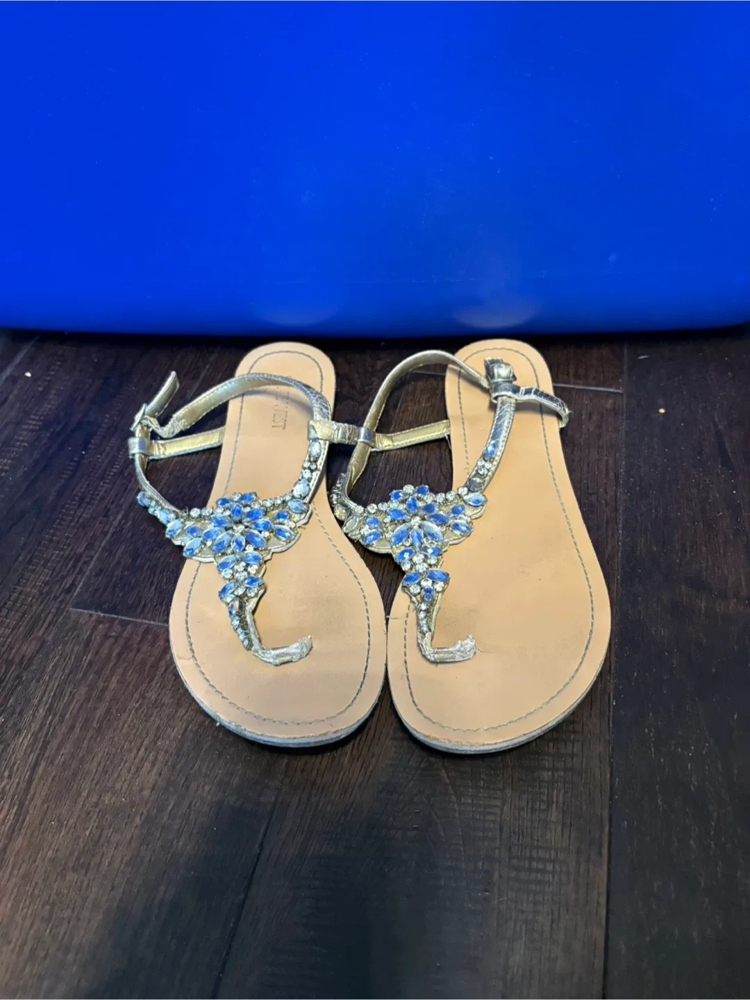 Nine West Jeweled Sandals - Size 8.5