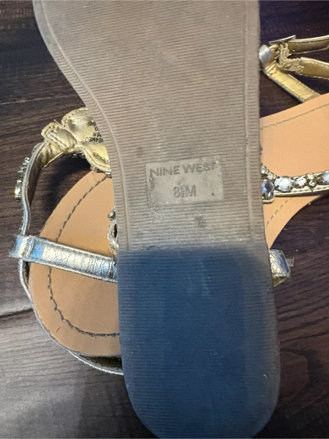 Nine West Jeweled Sandals - Size 8.5 image indicator(3)